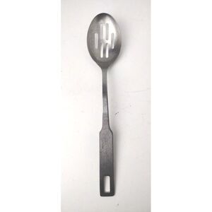 Vintage ECKO Forge Stainless Steel Long Handle USA Slotted Spoon 12"